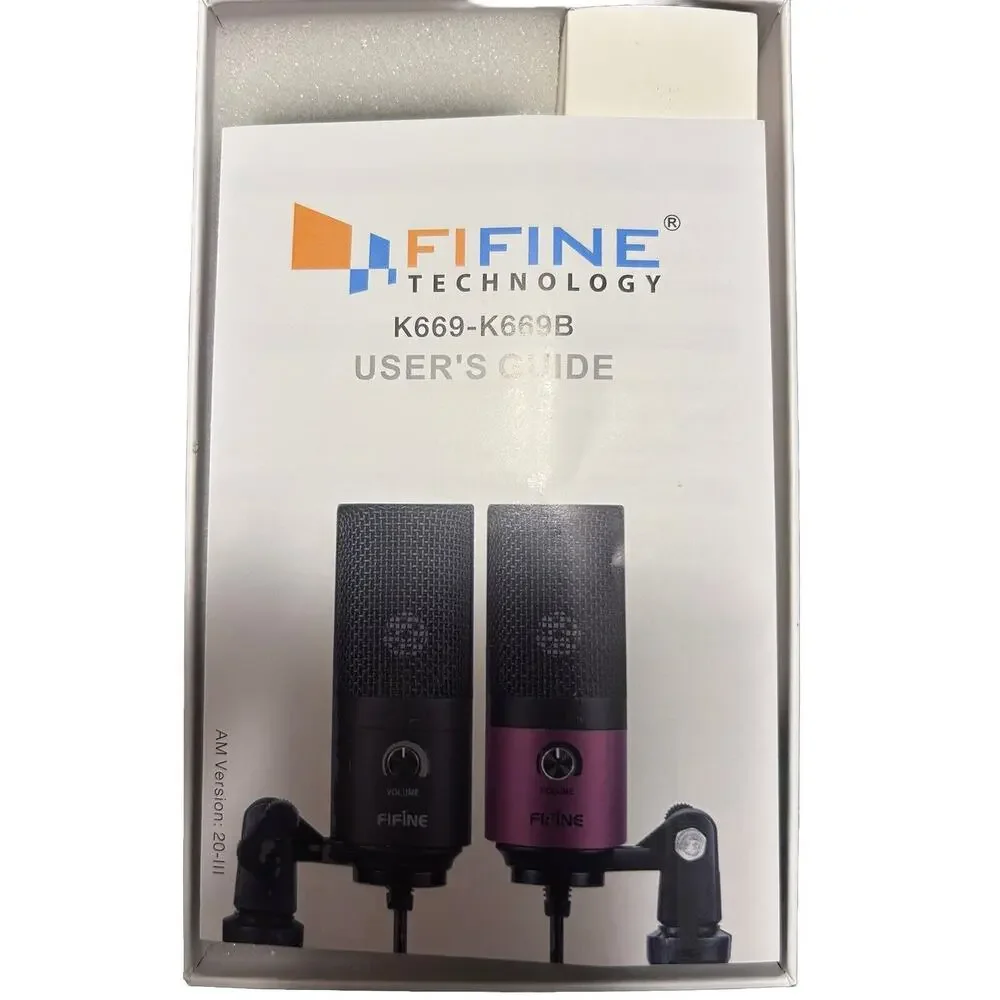 FiFine Technology K669-K669B ~ USB Podcast Condenser Microphone